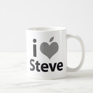 Caneca De Café Eu amo Steve