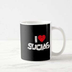 Caneca De Café Eu Amo Sucias Eu Adoro Sucias Vintage Distressed F