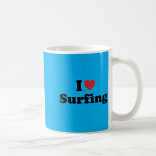 Caneca De Café Eu Amo Surfar