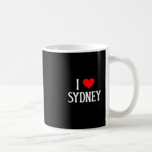 Caneca De Café Eu Amo Sydney Eu Adoro Sydney Austrália Oz Viagens