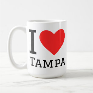 Caneca De Café Eu amo Tampa