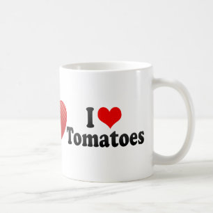 Caneca De Café Eu amo tomates