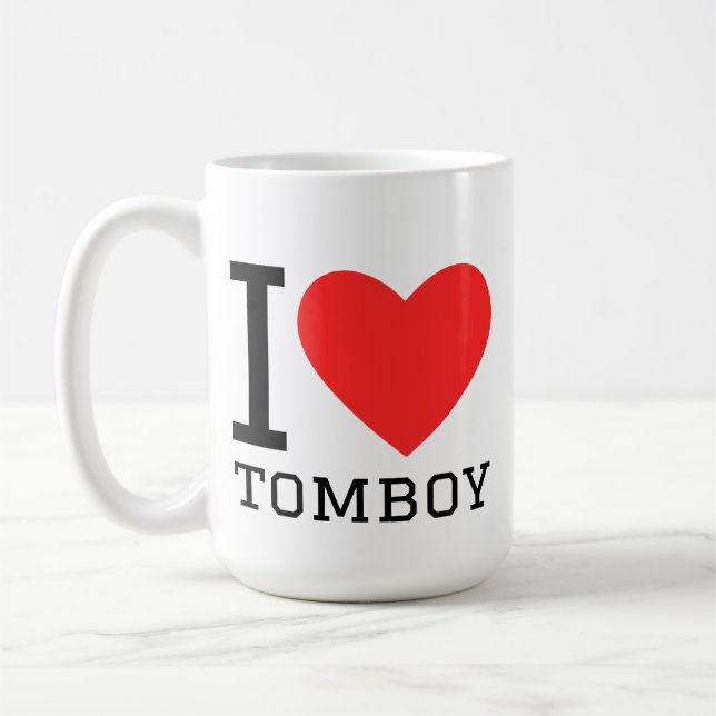 Caneca De Café Eu amo tomboy (Esquerda)