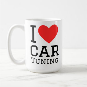 Caneca De Café Eu amo tuning de carros