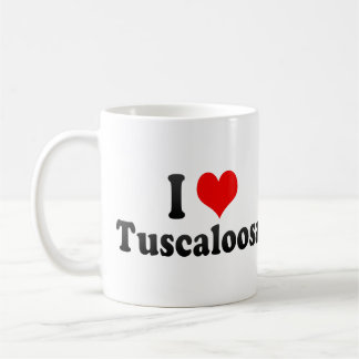 Caneca De Café Eu amo Tuscaloosa, os Estados Unidos