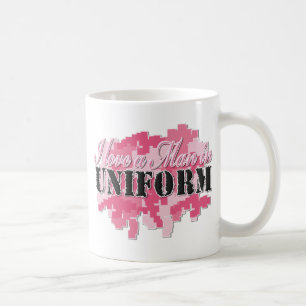 Caneca De Café Eu amo um homem no uniforme