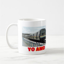 Caneca de café Eu amo Venezuela, personalizável