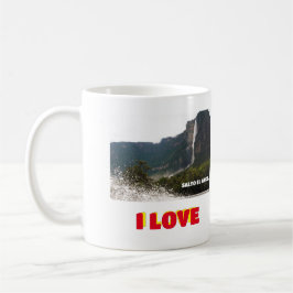 Caneca De Café Eu amo Venezuela Tropical Sparrow