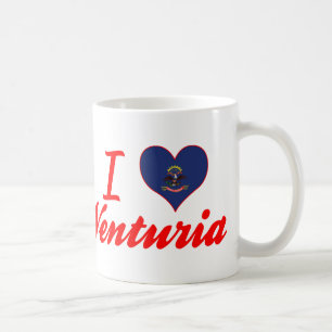Caneca De Café Eu amo Venturia, North Dakota