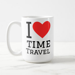 Caneca De Café Eu amo viagem no tempo