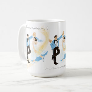 Caneca De Café Eu amo você"