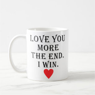 Caneca De Café Eu Amo Você Mais O Fim Eu Vencio Dia Dos Namorados