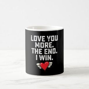 Caneca De Café Eu Amo Você Mais O Fim Eu Vencio Dia dos Namorados