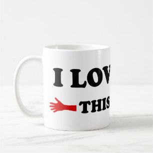 Caneca De Café Eu amo você tanto Braços Abertos