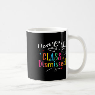 Caneca De Café Eu Amo Vocês Todos Cl Despedida Professora No Últi