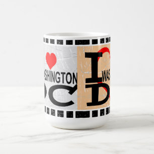 Caneca De Café Eu amo Washington D.C - Mugs