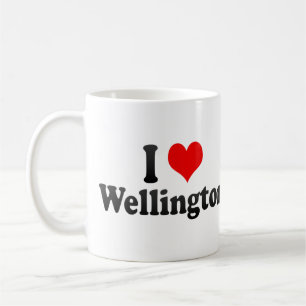 Caneca De Café Eu amo Wellington, Nova Zelândia