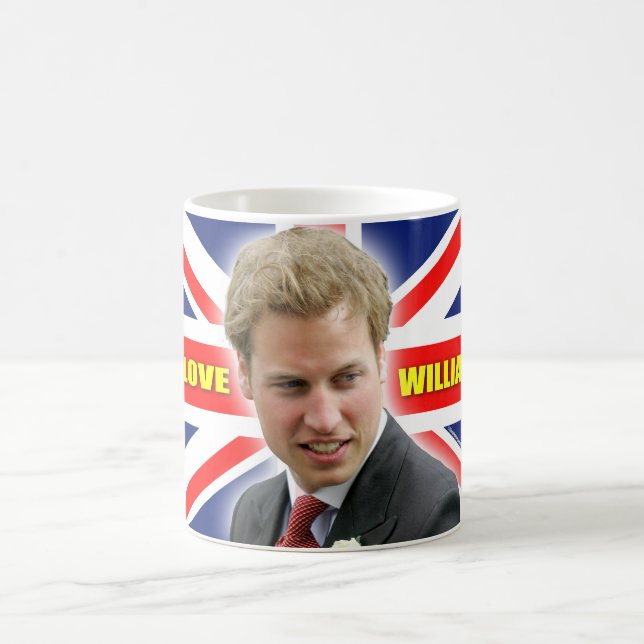 Caneca De Café Eu amo William (Centro)