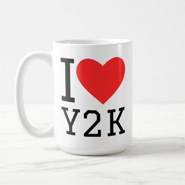Caneca De Café Eu amo y2k (Esquerda)