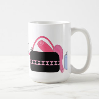 Caneca De Café Eu Amo Yoga com Acessórios de Yoga
