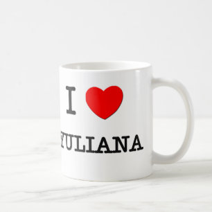 Caneca De Café Eu amo Yuliana