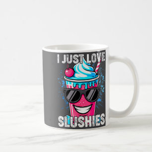 Caneca De Café Eu Apenas Amo Slushies Bebida Gelada Divertida de