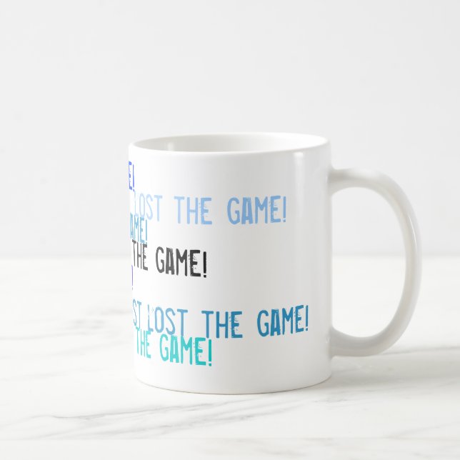 Caneca De Café Eu apenas perdi o jogo! (Direita)