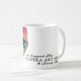 Caneca De Café Eu apoio a Topeka Art Guild Mug
