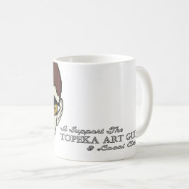 Caneca De Café Eu apoio a Topeka Art Guild Mug