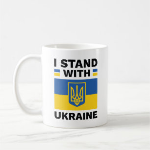 Caneca De Café Eu Apoio a Ucrânia
