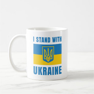 Caneca De Café Eu Apoio a Ucrânia