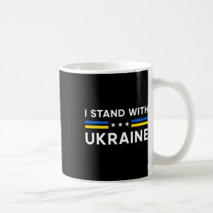 Caneca De Café Eu Apoio a Ucrânia Orgulho Ucraniano