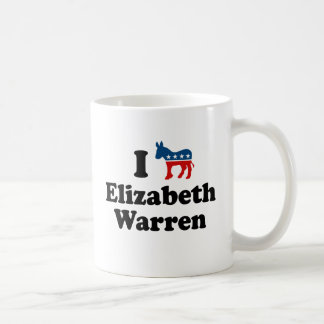 CANECA DE CAFÉ EU APOIO DEMOCRATA ELIZABETH WARREN - .PNG