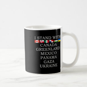 Caneca De Café Eu Apoio O Canadá Groenlândia México Panamá Gaza U