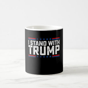 Caneca De Café Eu Apoio Trump Eleição Presidencial Vintage