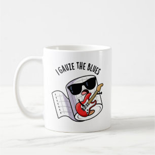 Caneca De Café Eu Apontei Os Blues Engraçados Pun De Primeiro Soc