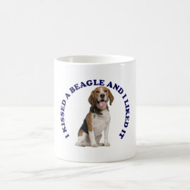 Caneca De Café Eu beijei um beagle