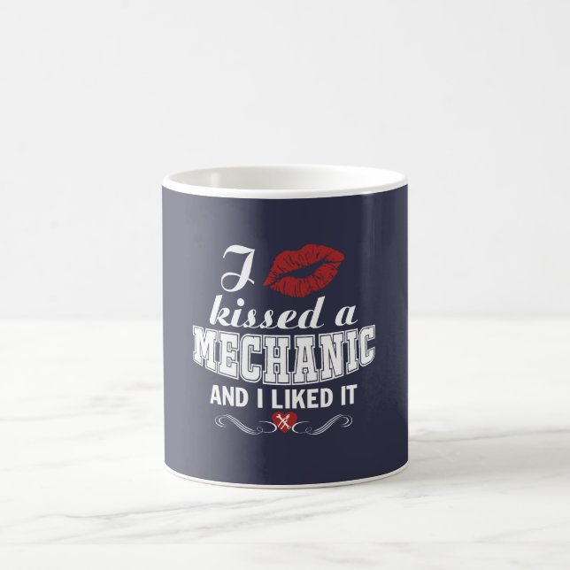Caneca De Café Eu beijei um MECÂNICO (Centro)