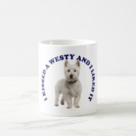 Caneca De Café Eu beijei um Terrier da Highland Ocidental