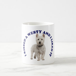 Caneca De Café Eu beijei um Terrier da Highland Ocidental