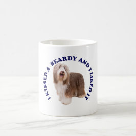 Caneca De Café Eu beijei uma Collie barbuda
