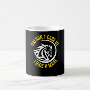 Caneca De Café Eu Cavalgo uma Égua