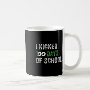 Caneca De Café Eu Cheguei A 100 Dias De Futebol Escolar 100º Dia