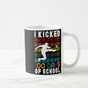 Caneca De Café Eu Chutei 100 Dias De Esporte Escolar De Futebol D