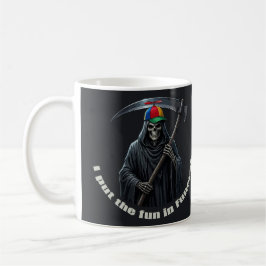 Caneca De Café Eu Coloco a Diversão no Funeral