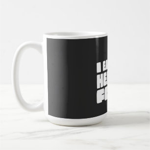 Caneca De Café Eu Como Comida Saudável Todos os Dias
