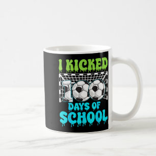 Caneca De Café Eu Completei 100 Dias De Escola Futebol Camiseta E