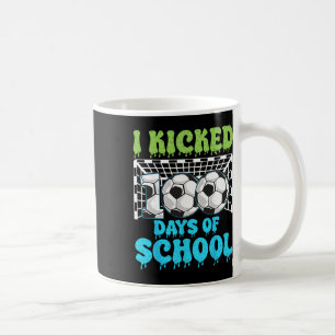 Caneca De Café Eu Completei 100 Dias De Escola Futebol Meninos Di