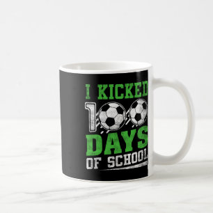 Caneca De Café Eu Completei 100 Dias De Escola Futebol Meninos Me