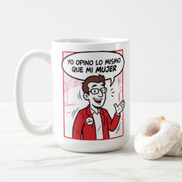 Caneca De Café Eu concordo